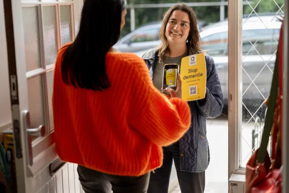 Collecteren met een QR-code